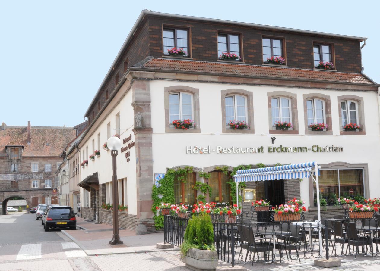 Hotel Restaurant Erckmann Chatrian Phalsbourg Exteriér fotografie
